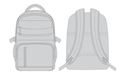 Backpack Vector Design