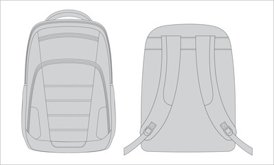 Backpack Vector Design