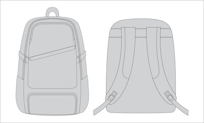 Backpack Vector Design