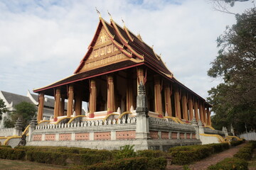 Obraz premium Ancient Southeast Asian culture, Lao cultural heritage