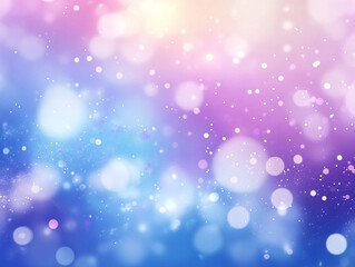 Dreamy abstract background with blurred bokeh lights in pastel colors