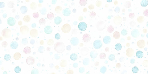 A soft, pastel-colored pattern of circles on a light background, ideal for design projects.