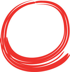 Red Ink Circle Highlight Marker

