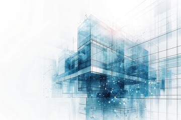 Abstract Architecture Concept: A Futuristic Cityscape