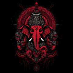 Ganesha Hinduism illustration