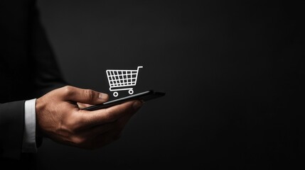 Mobile payment revolution shopping cart business via smartphone