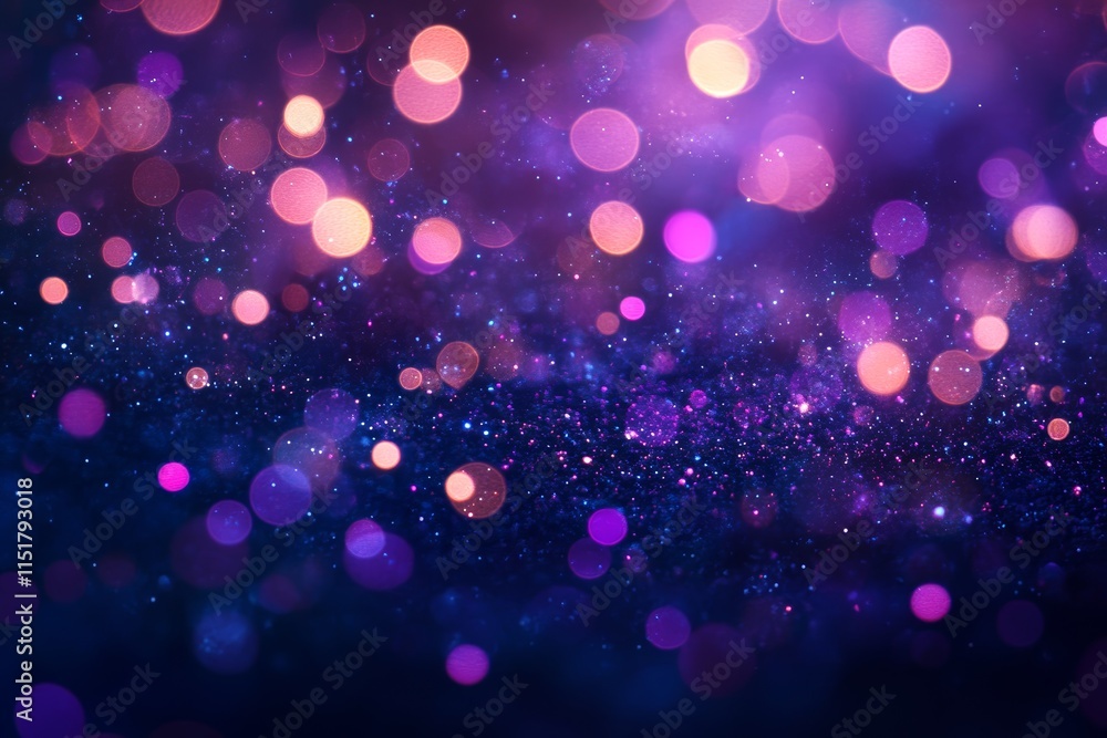 Aufkleber bright fireworks display illuminating with vibrant colors and bokeh effect.