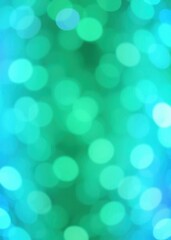 Fototapeta premium bokeh blue of Blurry green and blue bright sparkles abstract bokeh light background bright 