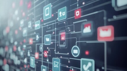 A Network of Possibilities: A Visual Representation of Interconnected Digital Systems