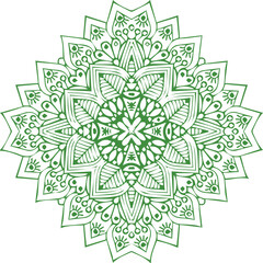 Beautiful flower art and mandala vector design
