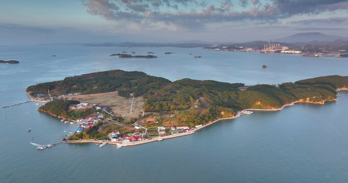 보령시 원산도 효자도의 풍경