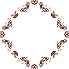 Beautiful flower art and mandala vector design
