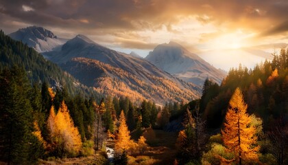 Paisajes montañoso de alta definición