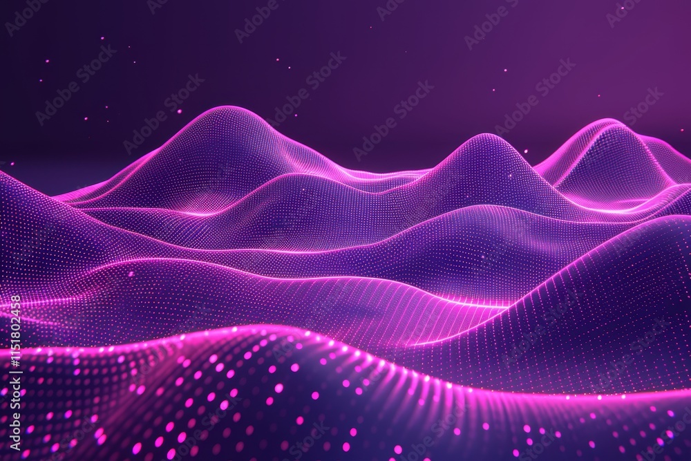 Poster futuristic abstract background showcasing connectivity and data flow in modern technology