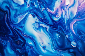 Obraz premium Here is a detailed close up view of a beautiful blue and purple marble texture
