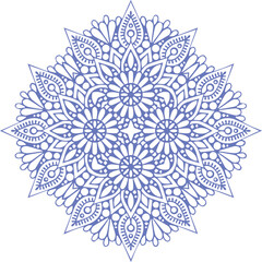 Beautiful flower art and mandala vector design