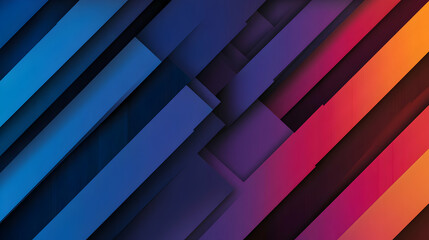 Obraz premium Abstract Diagonal Stripes, Gradient Color Background, Dynamic Design, Vibrant Hues, Modern Art, Geometric Shapes, Digital Wallpaper, Colorful Overlay, Layered Design, Illustrative