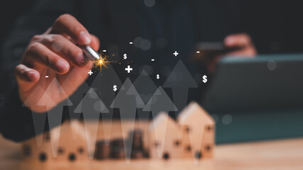 Explore how strategic real estate investments can create wealth image symbolizes growth in property value and financial success through calculated decision-making and market analysis