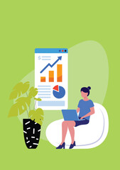 Person working on his laptop