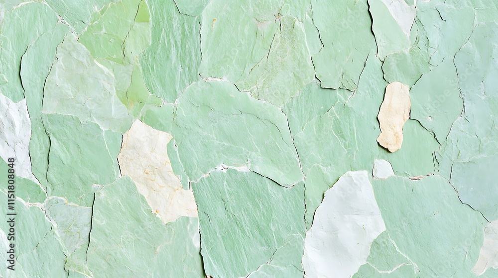 Aufkleber abstract green background with soft brush strokes creating a calm and peaceful atmosphere