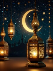 christmas lantern in the night