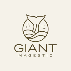 Luxury Line art logo design vector template for Yoga and spa business