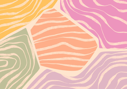 Background with pastel shapes