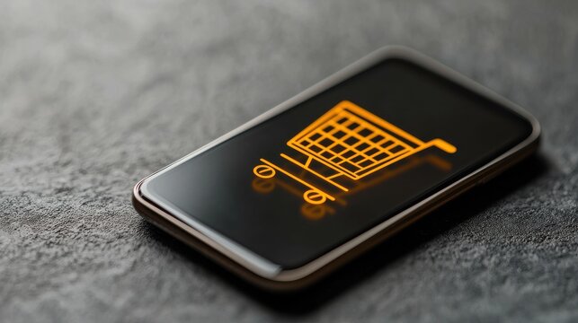 Mobile-first modern digital shopping cart technology for e-commerce