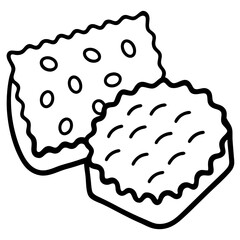 illustration of an pie