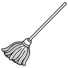 broom and shovel