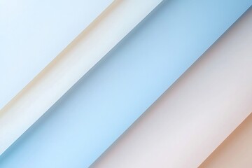 Obraz premium Diagonal subtle gradient backdrop transitioning from light beige to pale blue, calm and professional atmosphere, for business materials