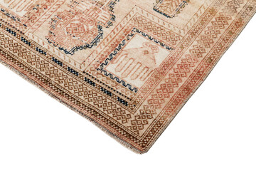 Textures and patterns in color from woven carpets