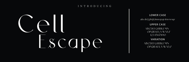 Minimal modern alphabet fonts. Typography minimalist urban digital fashion future creative logo font.