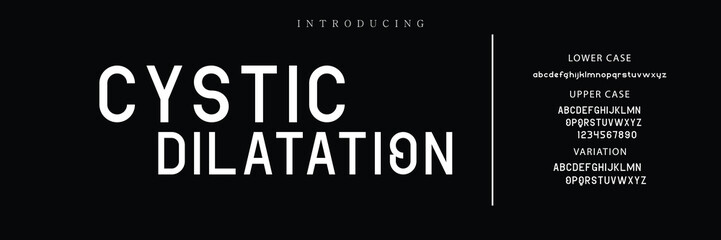 Minimal modern alphabet fonts. Typography minimalist urban digital fashion future creative logo font.