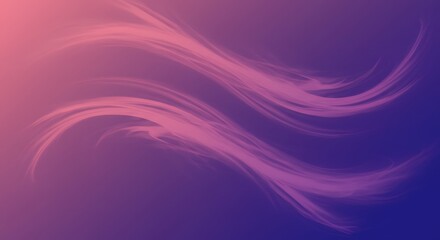 Abstract curves in soft purple and pink gradient.  Smooth flowing color transition.