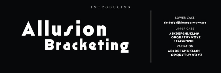 Minimal modern alphabet fonts. Typography minimalist urban digital fashion future creative logo font.