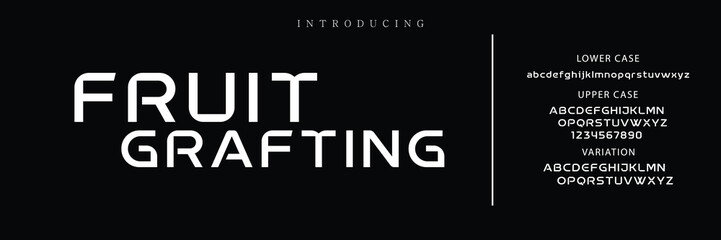 Minimal modern logo alphabet fonts. Typography minimalist urban sana serif digital fashion future creative logos fonts. vector illustration