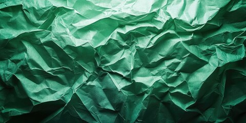 A backdrop of green tissue paper is lit with low key lighting, creating a dramatic and moody effect that emphasizes the texture and color of the paper.