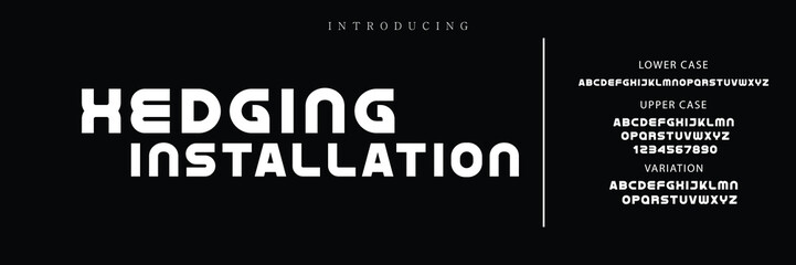 Minimal modern logo alphabet fonts. Typography minimalist urban sana serif digital fashion future creative logos fonts. vector illustration