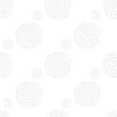Polka dot seamles pattern.