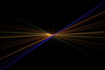 Computer generated fractal pattern and shape