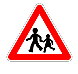 sign, warning, road, symbol, school, crossing, safety, danger, child, traffic, caution, children, pedestrian, yellow, street, icon, people, hazard, illustration, triangle, walking, attention, silhouet