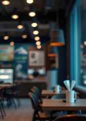 bokeh blue of  White blurred bokeh of coffee shop background  abstract bokeh light background bright 