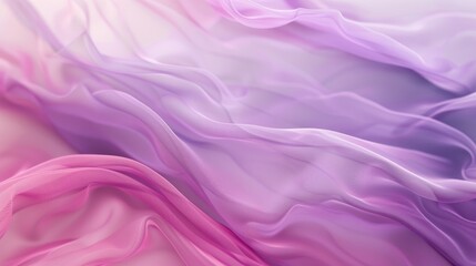 Fototapeta premium A serene, flowing gradient of pink and lavender