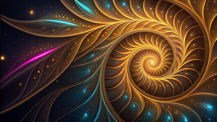 abstract fractal background