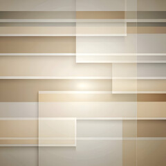 Obraz premium Abstract background with overlapping beige and white geometric shapes.
