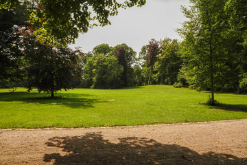 The park in the evening