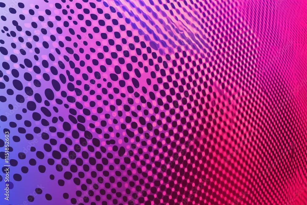 Poster colorful texture with gradient and dot design in vibrant hues. generative ai