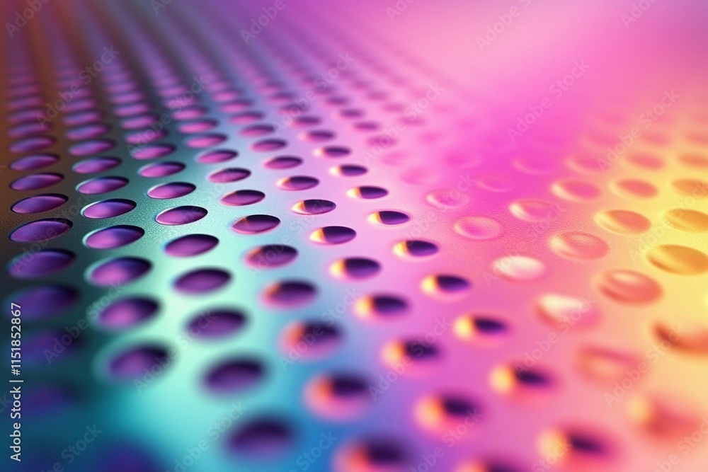 Poster vibrant gradients with circular textures create a mesmerizing pattern. generative ai