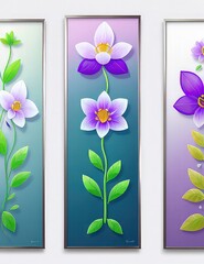 Obraz premium flowers with transparent background, bouquet of flowers, frame with sunflowers and butterflies, flower isolated on white background, 